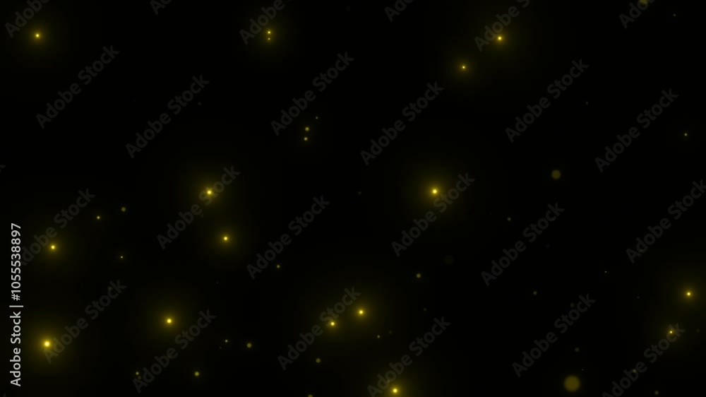 Poster background with particles