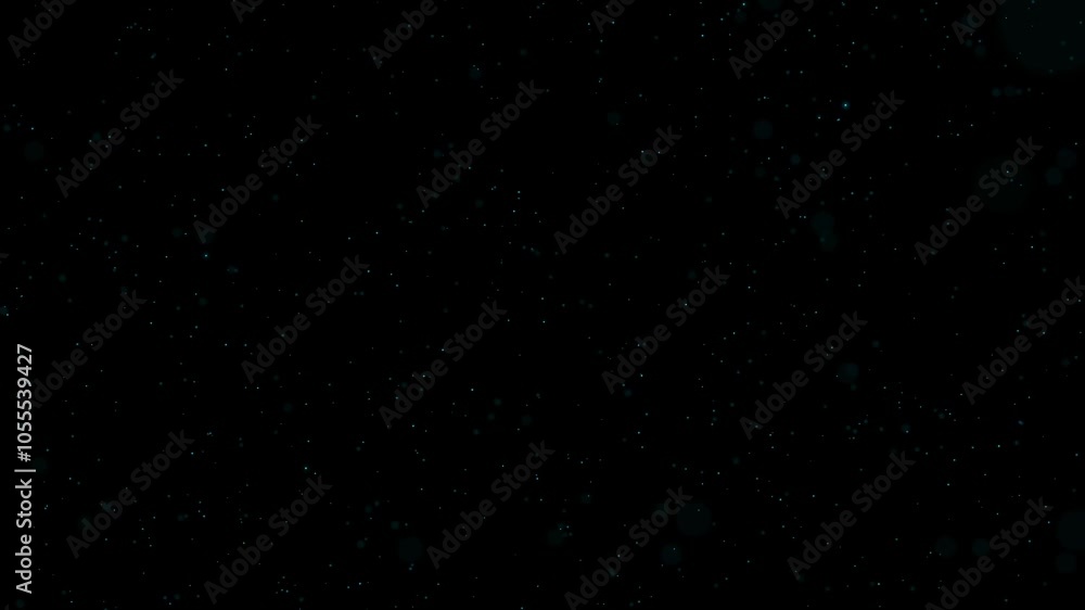 Poster falling particles animation