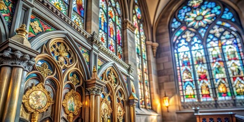 Stunning Macro Photography of Church Details in Vibrant Colors and Textures for Captivating Visuals