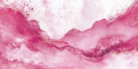 Pink and White Painting Close Up