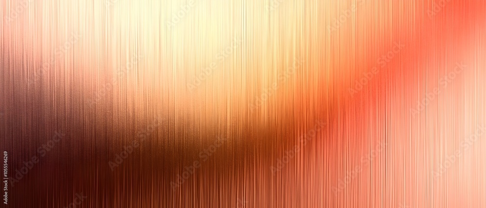 Aufkleber an abstract gradient background featuring warm tones of orange, gold, and soft brown, creating a sen