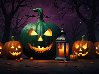 Holiday event halloween background concept illustration