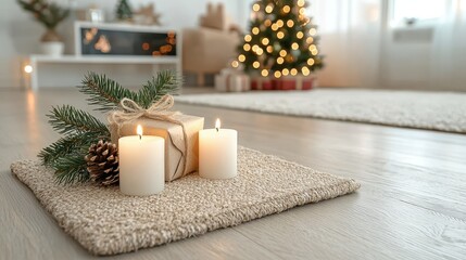 Cozy Candle Lighting for Festive Holiday Ambiance