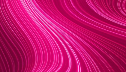 Fototapeta premium Dynamic and vibrant pink wavy lines flowing, perfect for modern and abstract design projects