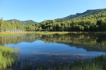 lake in the mountains