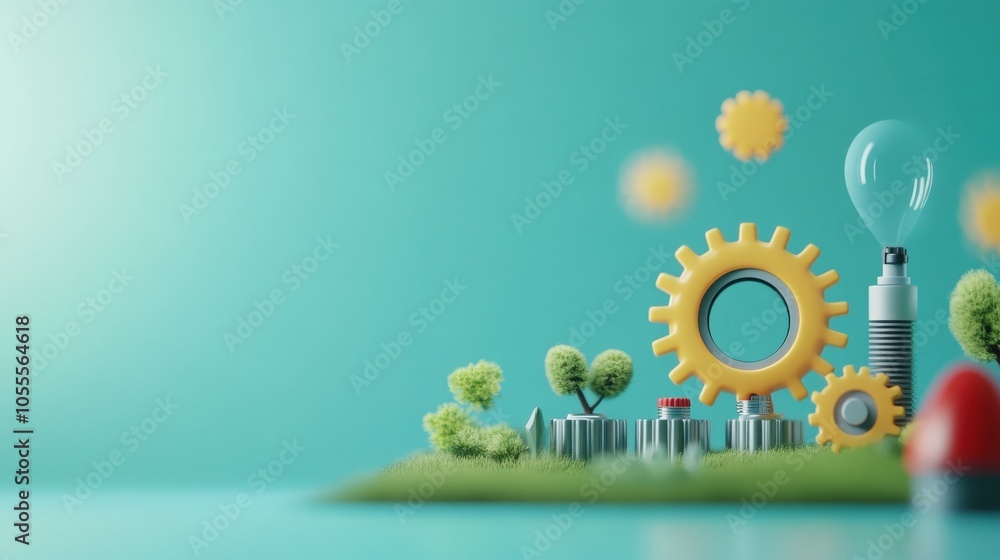 Poster Innovative concepts in technology a visual exploration of creative design elements