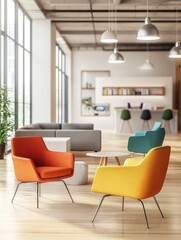 Fototapeta premium Cozy Living Room Furniture