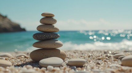 Fototapeta premium Beach Rock Formation