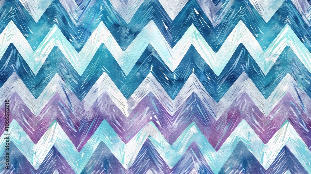 Poster zigzag seamless pattern background