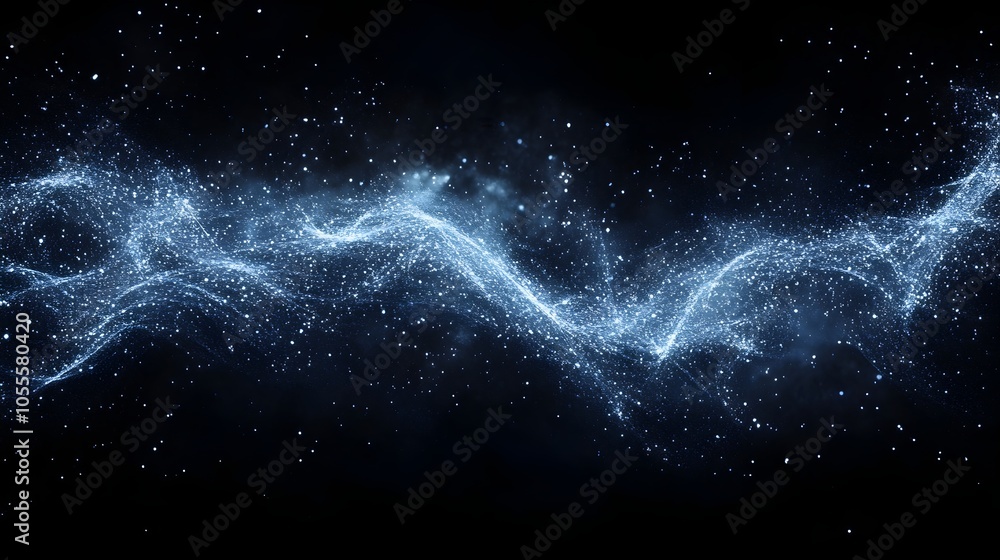 Aufkleber ethereal firework explosion in captivating celestial display