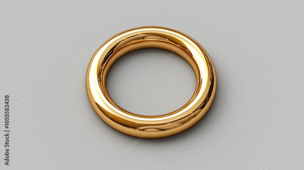 Poster shiny gold award badge on poster background with copy space, c4d rendering with high luminosity deta