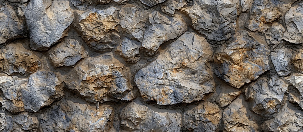 Aufkleber stone wall with a rough grainy texture providing a natural appearance and suitable as a background f