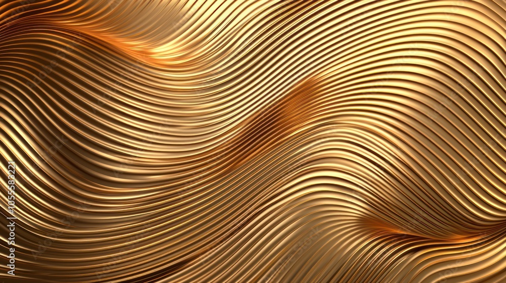 Poster luxurious golden icons poster with high luminosity and embossed textures in c4d 32k resolution for q