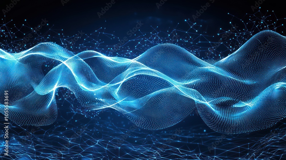 Poster futuristic glowing comparison graphs in 32k resolution poster design with copy space