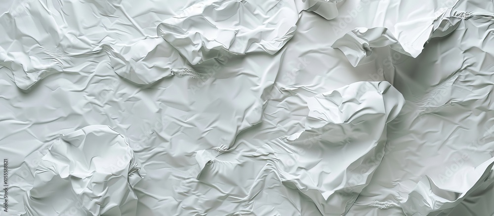Aufkleber textured white paper with crumpled features providing a background for a copy space image