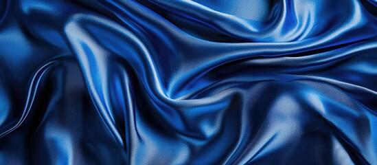 Obraz premium Background Blue Fabric Luxury Surface