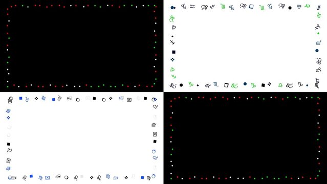 Animated Border with Symbols