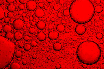 Red drink bubbles macro,Red macro drink foam,Red Macro Drink Bubbles,Red macro bubble texture,Macro...