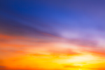 Obraz premium Colorful clouds and sky background,Beautiful dramatic scenic after sunset sky background after sunset