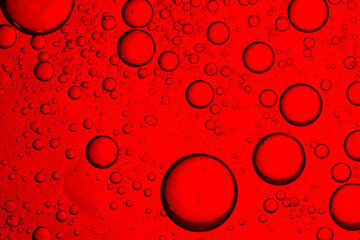 Red drink bubbles macro,Red macro drink foam,Red Macro Drink Bubbles,Red macro bubble texture,Macro...