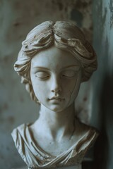 Woman with eyes closed