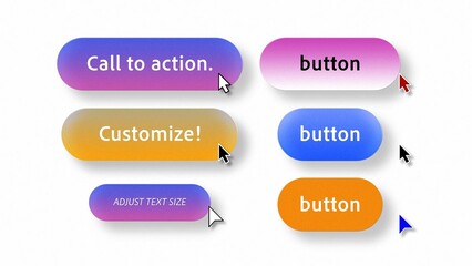 Cursor Styles with Button Animations