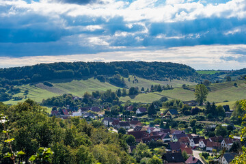 A view of the village of Grillenberg