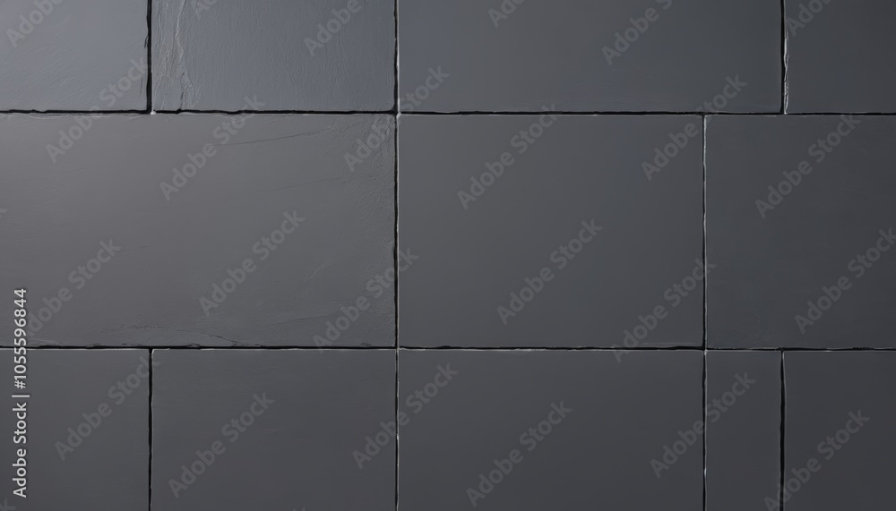 Poster dark slate tile background with seamless pattern for modern design projects