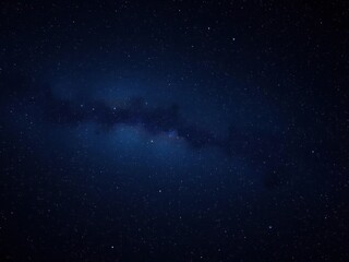 Fototapeta premium A peaceful and vast background space with sparkling stars and distant galaxies, deep space, starry, emptiness