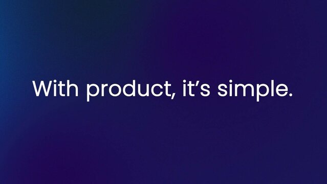 Product Reveal Text