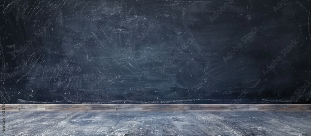Poster chalkboard background with a blank space for adding text or graphics ideal for pasting messages in c