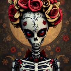 Calavera catrina alien (eyes).