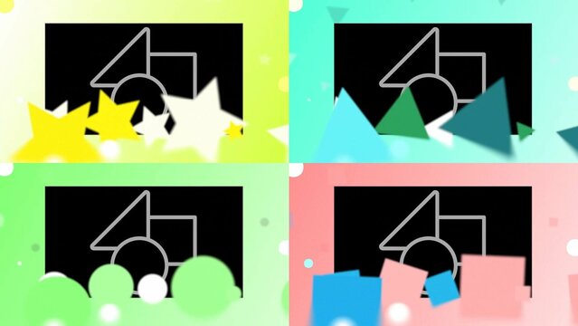 Reveal Transition with Shapes for Logo