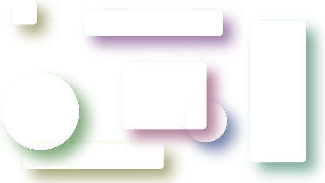 Soft Media Shadow Overlay with Shapes