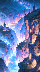 The colors of the scenery