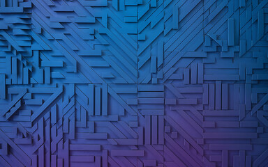 Abstract blue and purple geometric pattern background for modern design projects   