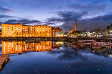 views around the city of Liverpool, Uk