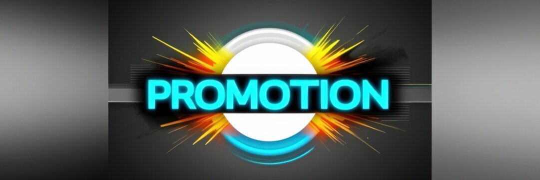 Promotion word. Sale6 special offer. Website banner - Powered by Adobe