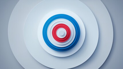 Abstract Target Audience Visualization Concept