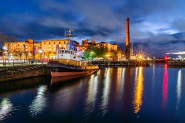 views around the city of Liverpool, Uk