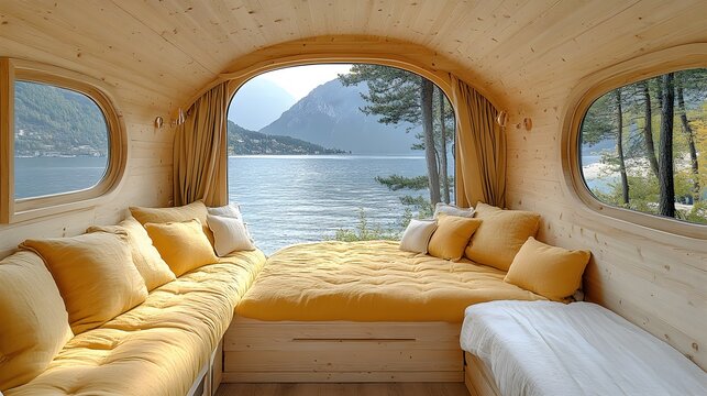 Family-friendly tiny house design with a spacious layout accommodating kids and pets in a cozy environment