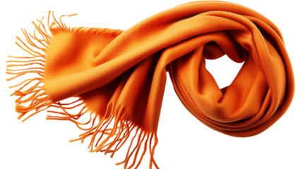 Cozy Orange Scarf for Fashion Enthusiasts