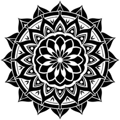 Modern Abstract Mandala Design 
