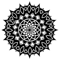 Modern Abstract Mandala Design 