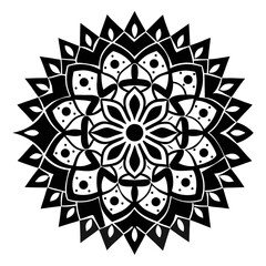 Modern Abstract Mandala Design 