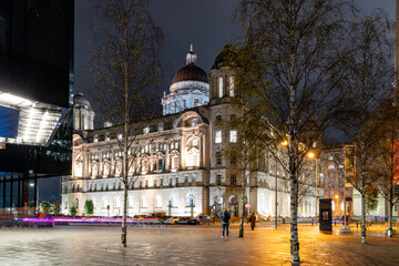 Naklejka premium views around the city of Liverpool, Uk