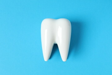 Concept of tooth treatment and dental care