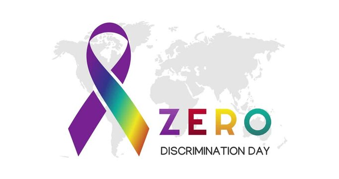 zero discrimination day motion video, ideal for zero discrimination day celebration