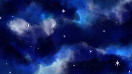 Space galaxies background with stars