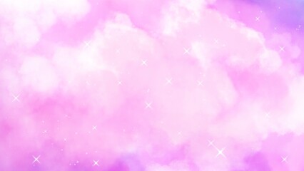 Pink Cloudy Abstract Background 

